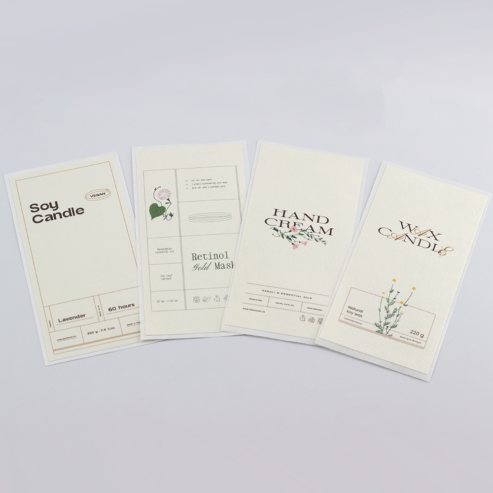 キャンドルジャーラベル、粘着ステッカー、豪華な質感、カスタム - Personalised Candle Label のレビューと価格